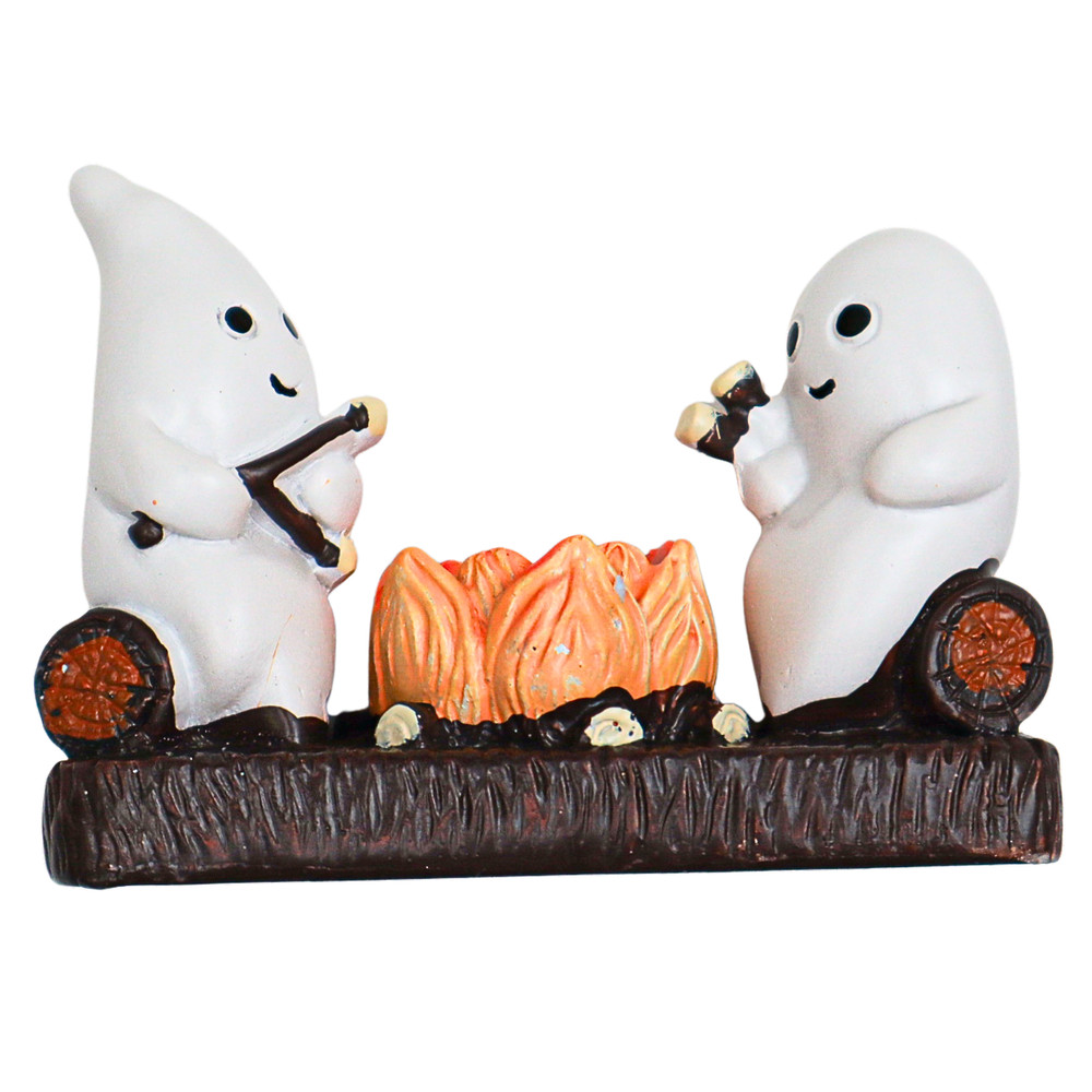 Ghost Campfire Flickering Flame Night Light - Spooky Haunted Decor Nightlight