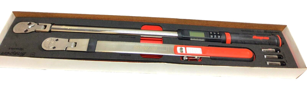 New Snap-on™ 302TQWRFR 1/2" drive Dual 80 Tech Flex Head Torque Wrench Set
