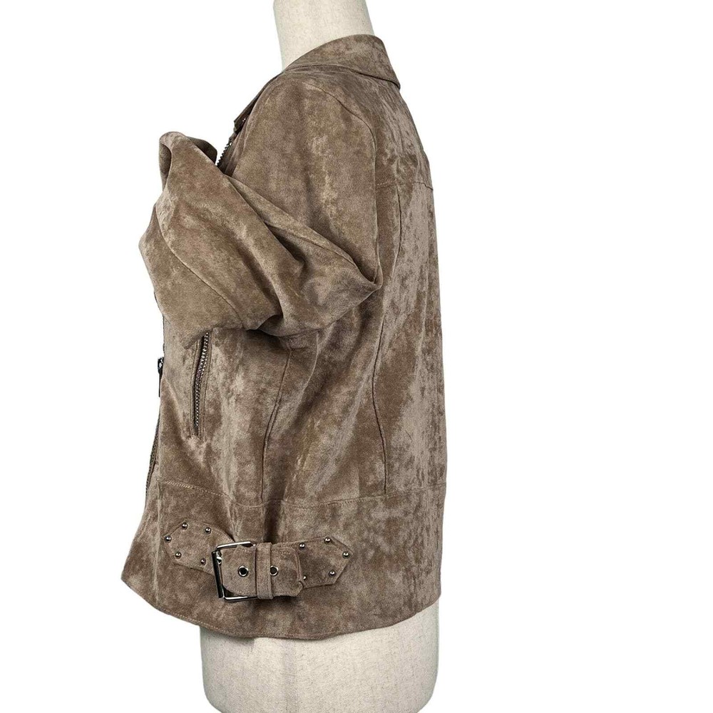 BLANKNYC MOTORCYCLE SUEDE STYLE JACKET Sz-M