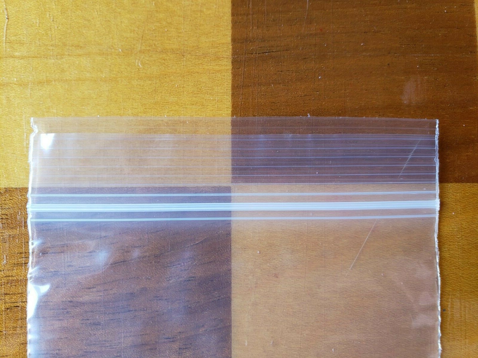 Clear Reclosable Zipper Top Poly Plastic Bags Lock Zip Seal Baggies 2 Mil 2ML