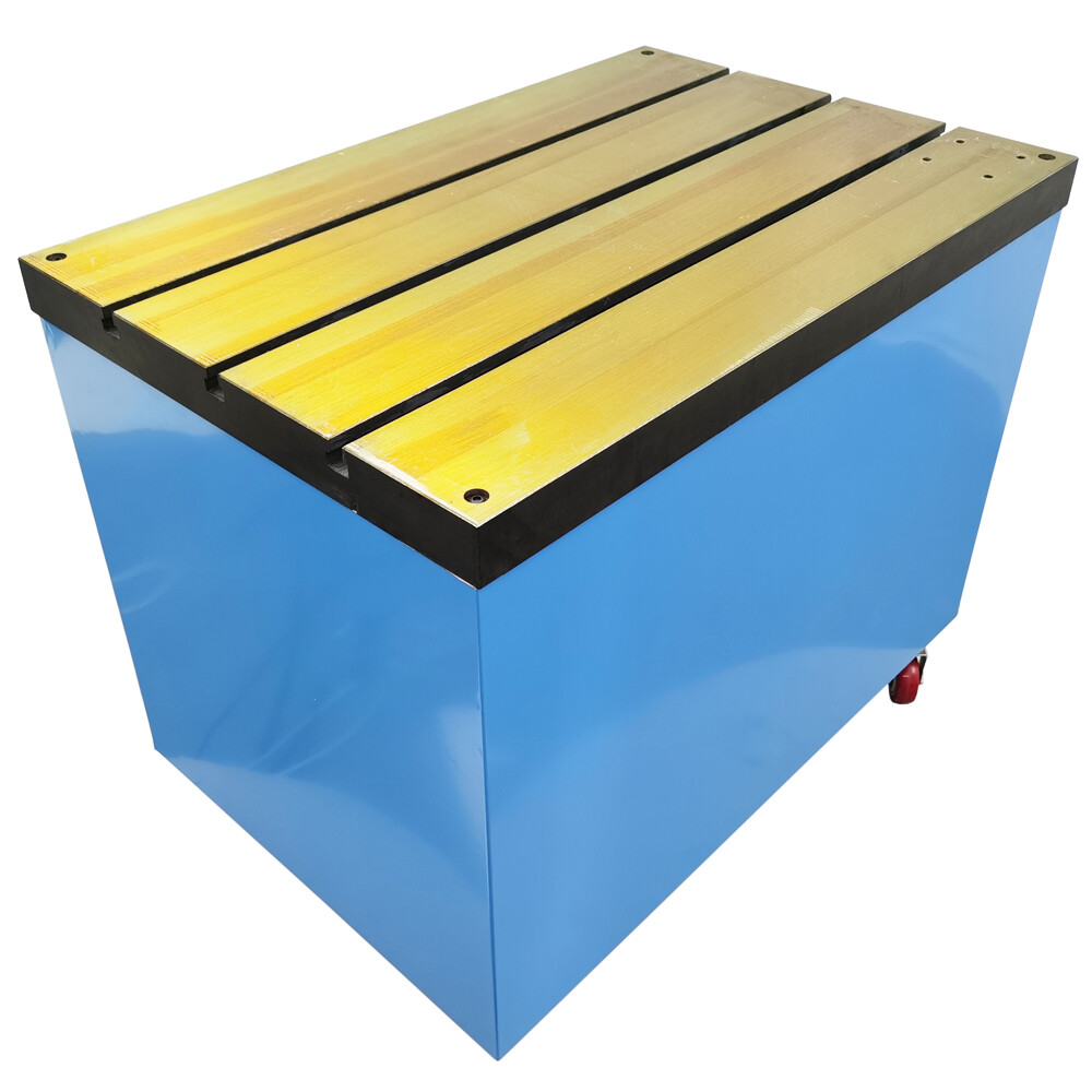 Movable T-Slot Workbench Base with Drawer for Tapping Machine Series Fixation