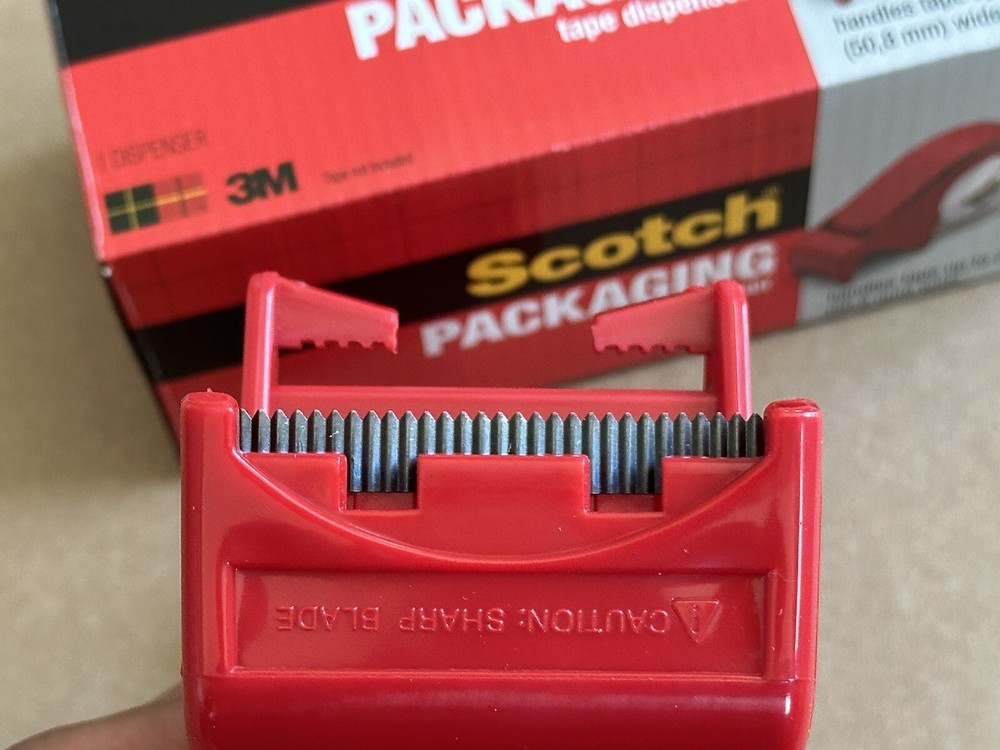 Scotch Compact and Quick Loading Dispenser for Box Sealing Tape 3" Core Plastic