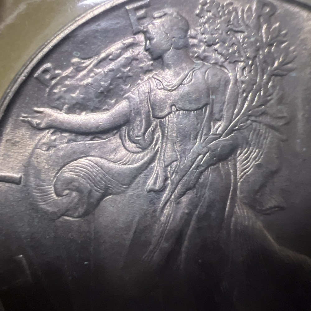 1934-D Walking Liberty Half Silver Dollar. Perfect
