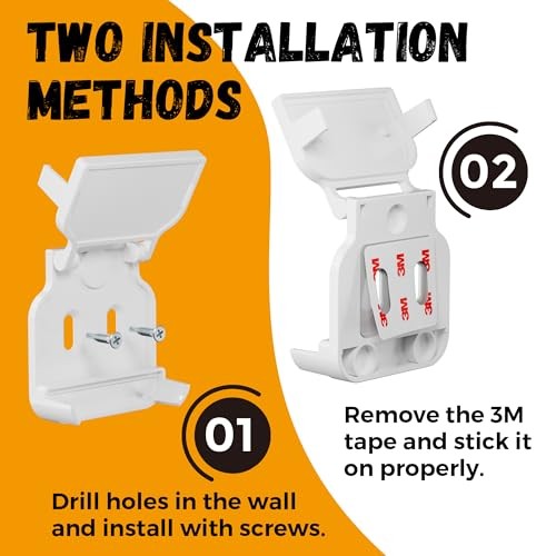 Garage Door Bracket for Ring Alarm Contact Sensor 2nd Gen | Secure Mount White