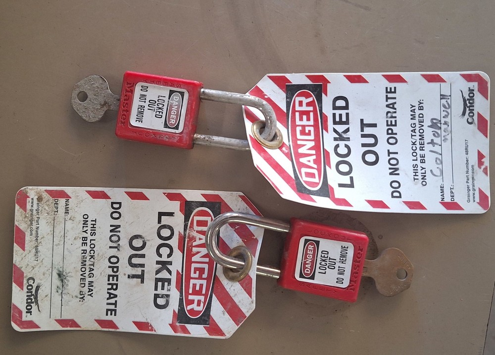 15X Lock Out Tag Out Locks