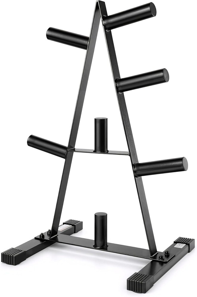 CAP Heavy-Duty A-Frame Olympic Plate Rack - 500 lb Capacity Storage Solution