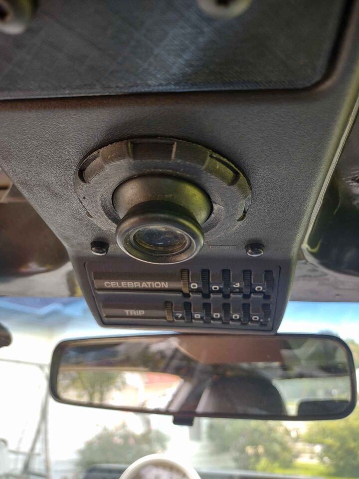 3rd gen Camaro overhead console map light bezel  (ring bezel only)