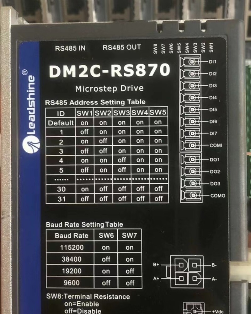 1pc USED DM2C-RS870 Stepper Driver TESTED #VTY8 CH