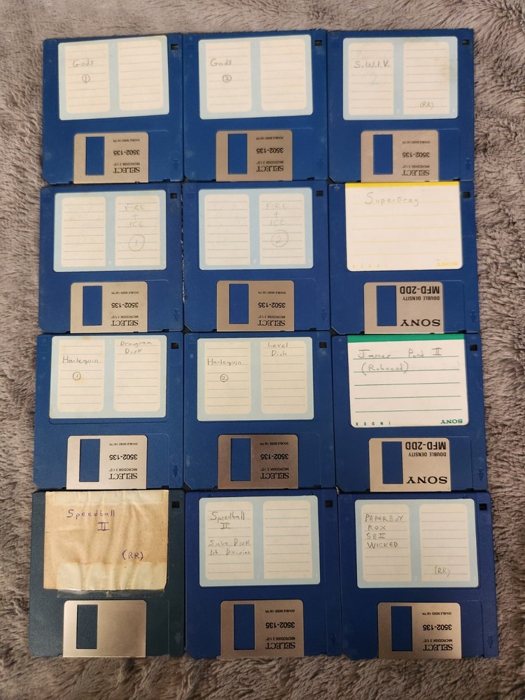 Vintage Floppy Disk DOS Games & USB Portable Diskette Drive