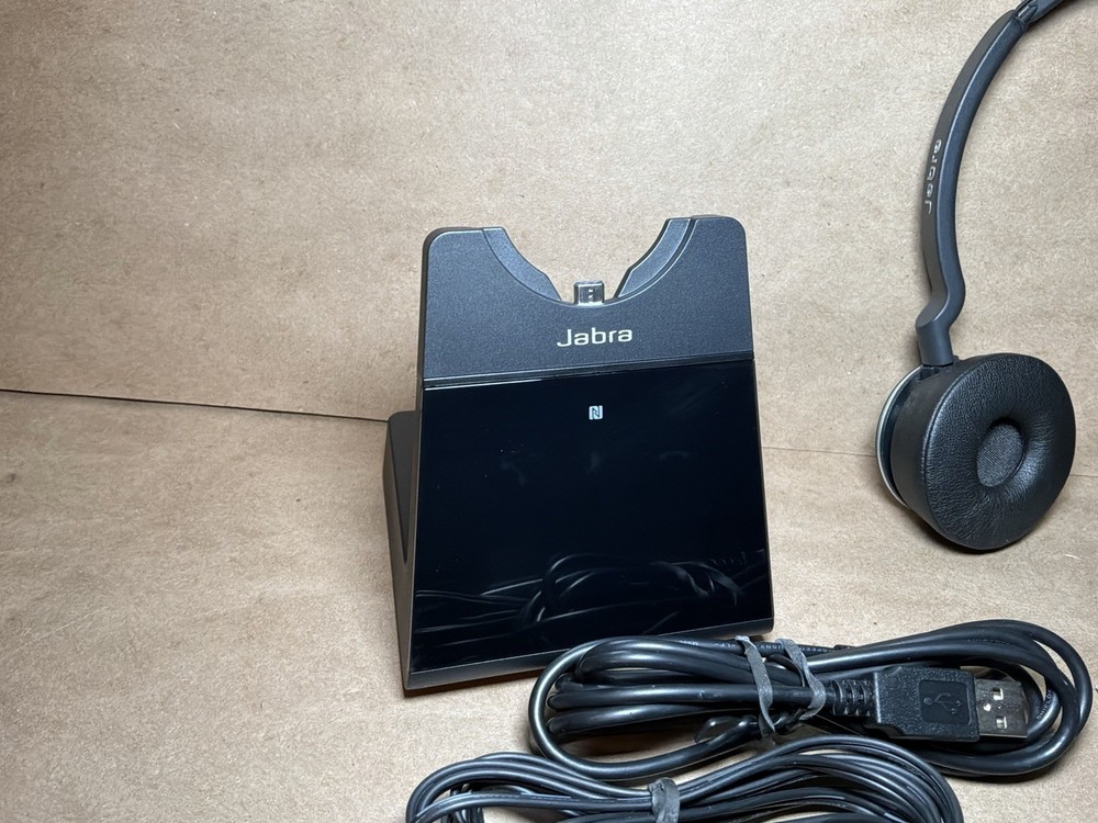 Jabra Engage 55 Wireless Secure Headset for Microsoft Teams Certified with Stand