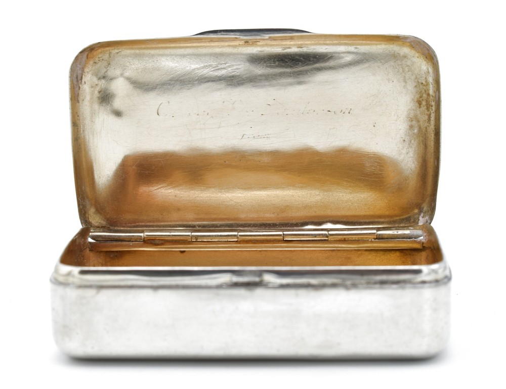 Antique Solid Silver Snuff Box Trinket Box 1931 William Comyns