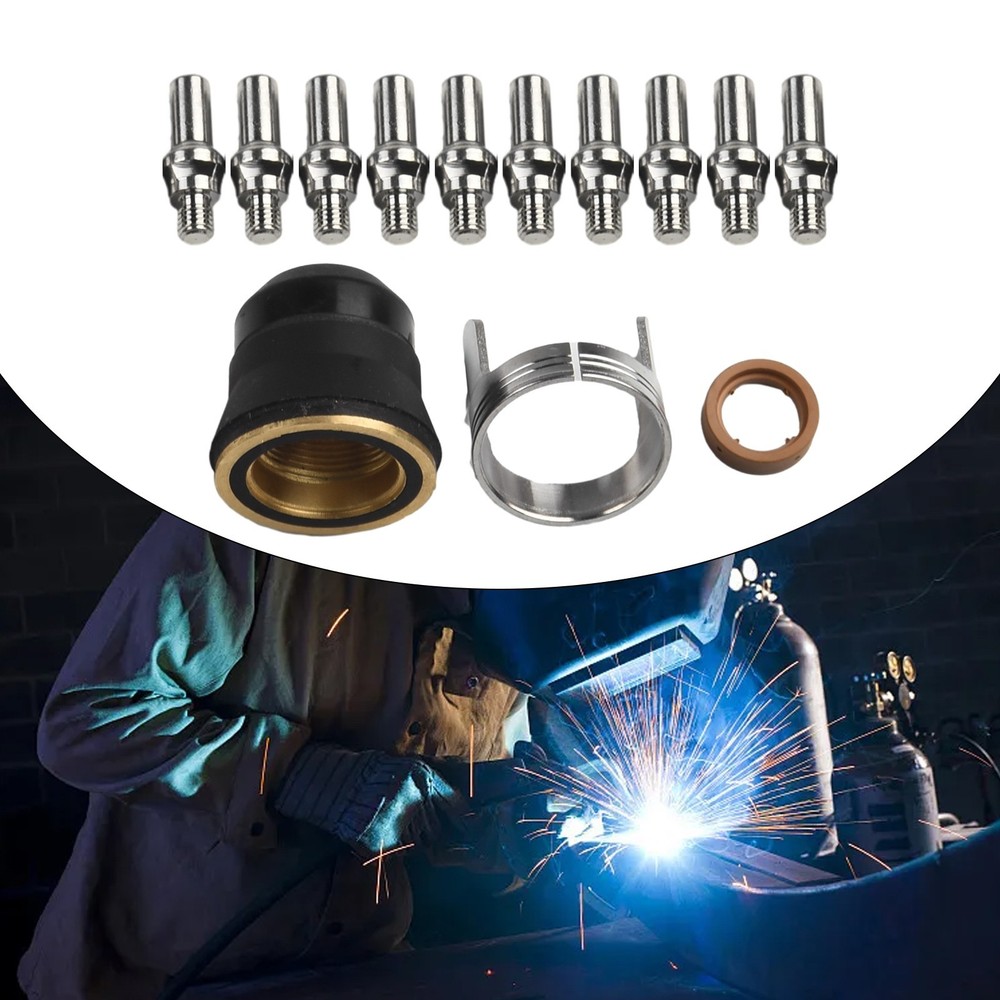Reliable Replacement Plasma Cutting Torch Tip & Electrode Set PT60/IPT60 23pcs