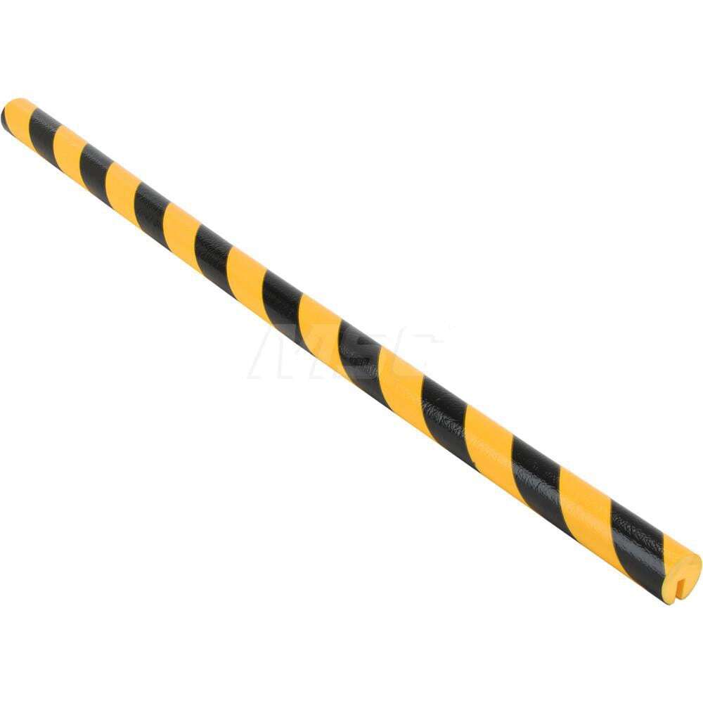 PRO-SAFE Soft Edge Polyurethane Foam Edge Guard: Yellow/Black, 39" Long