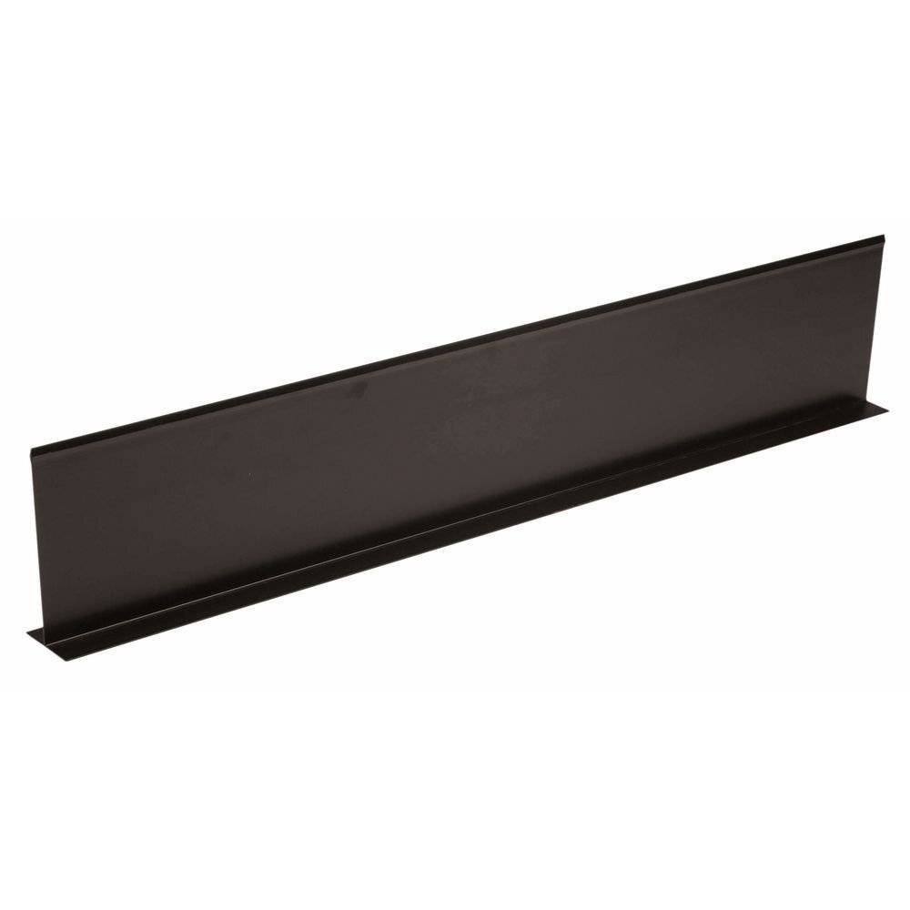 Shelf Divider T Shape Black Plastic - 36" L x 7" H