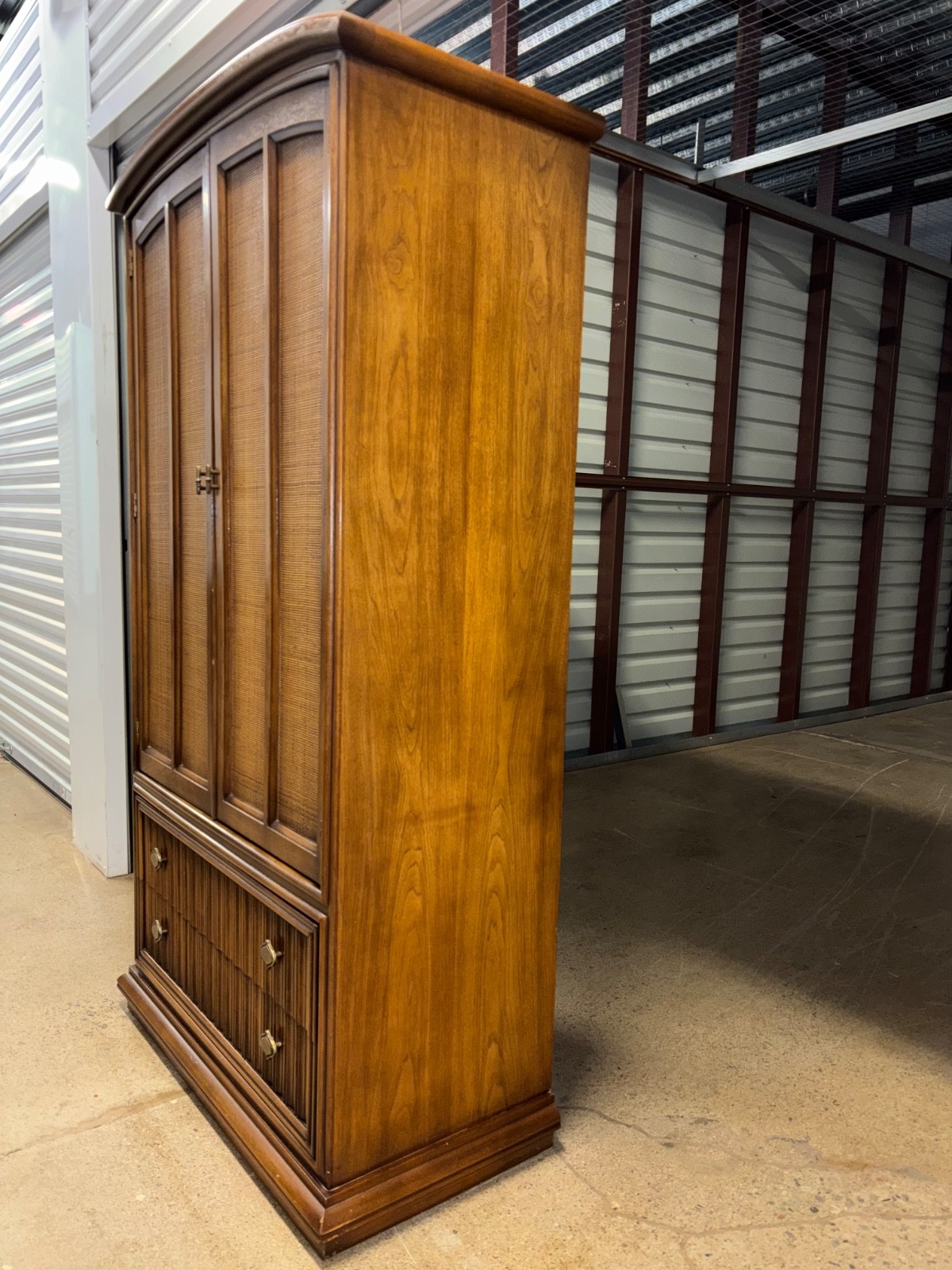 Vintage Mid Century Modern 5 Drawer Gentleman's Chest Armoire by Drexel