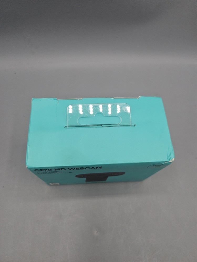 Logitech C270 HD Webcam, 720p, Widescreen HD Video Calling, Light Correction New