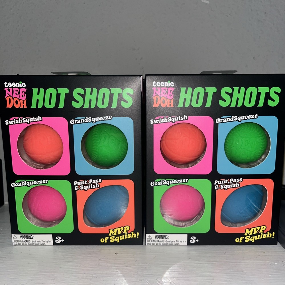 Nee Doh Hot Shots 4 Pack