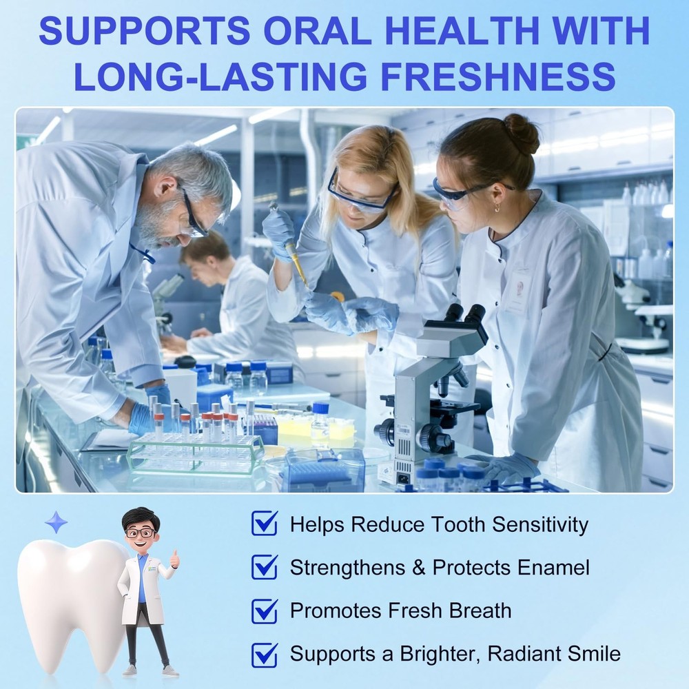 Hydroxyapatite Toothpaste, 7.5% 4.23 Fl Oz (Pack of 1)