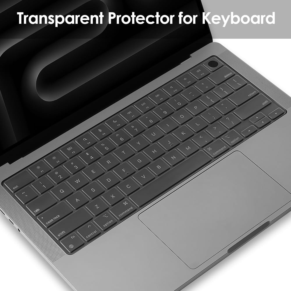 MacBook Pro 14 16 Keyboard Protector TPU Clear