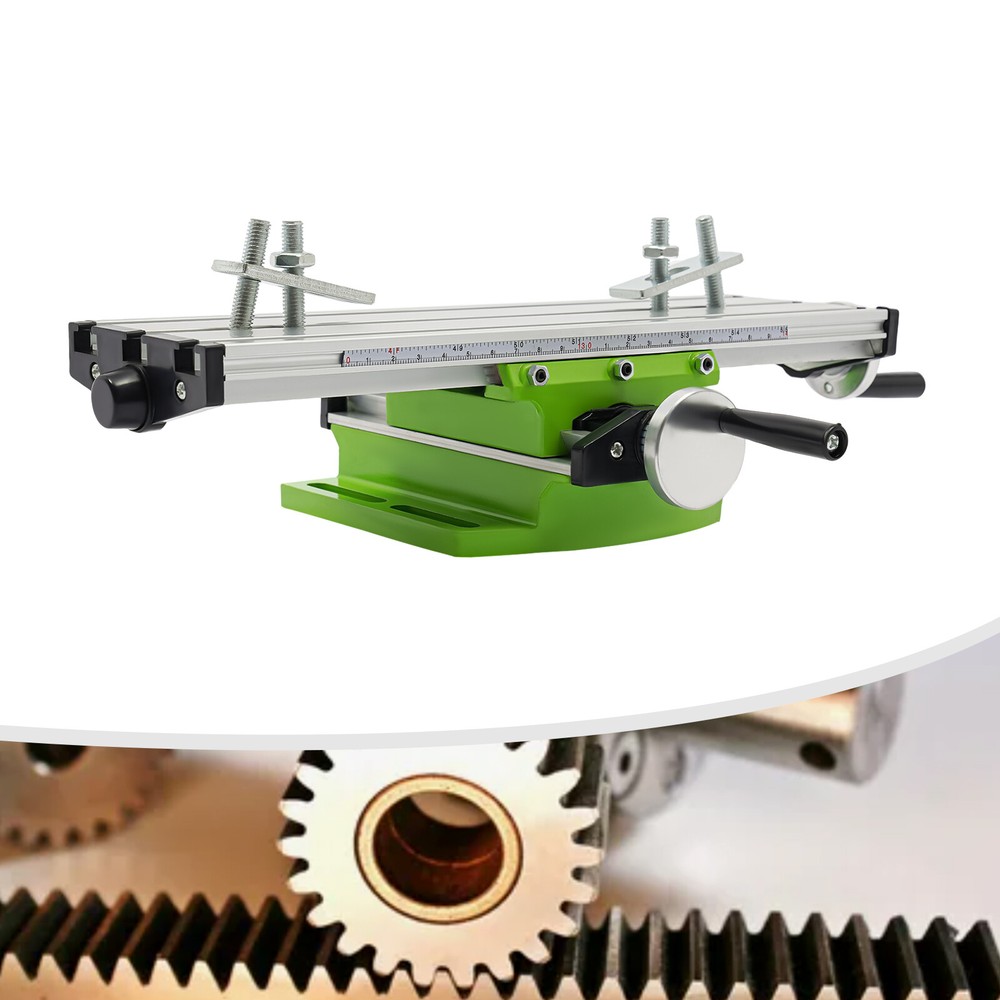 Work Table X Y Axis Bench Drill Press Vise Cross Slide Fixture Milling Machine