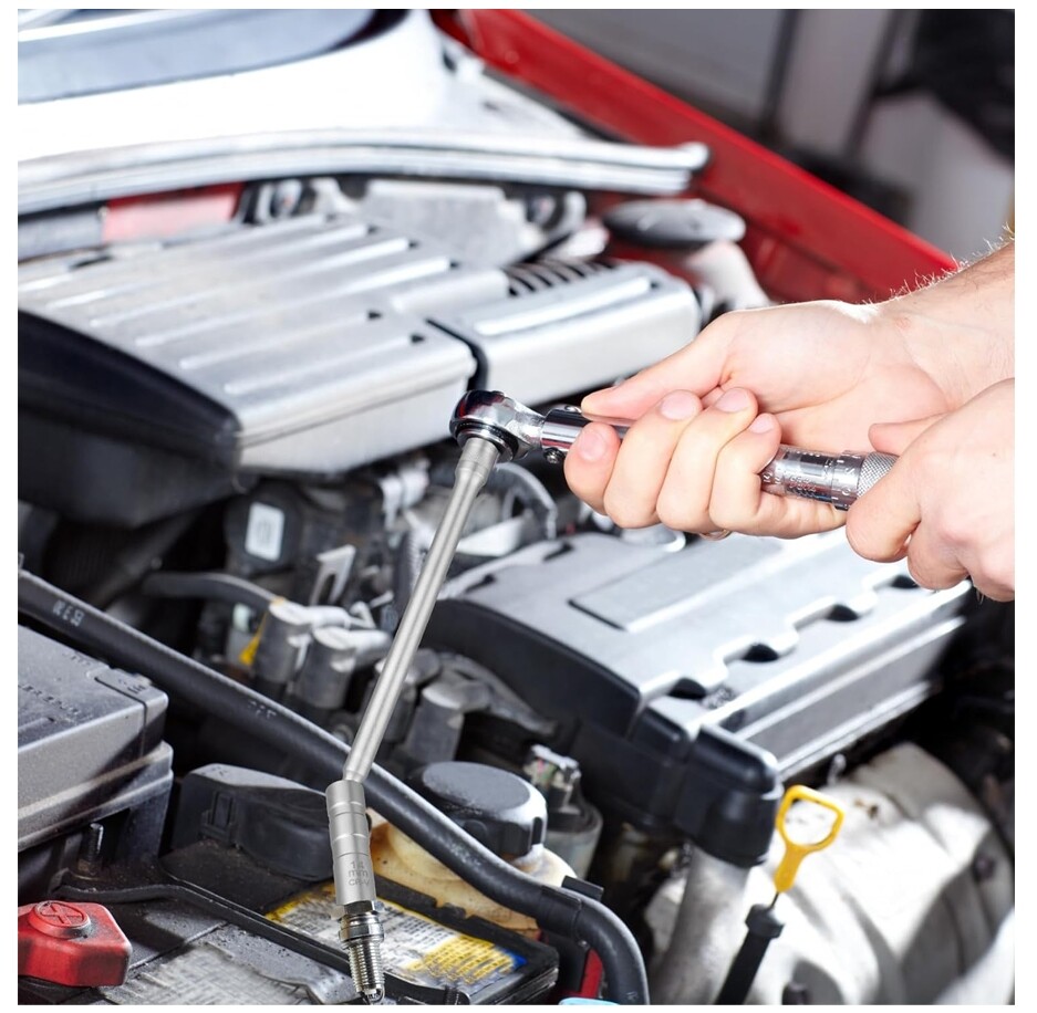 16mm Swivel Magnetic Spark Plug Socket 3/8 Drive Thin Wall Socket Removal Tool*1