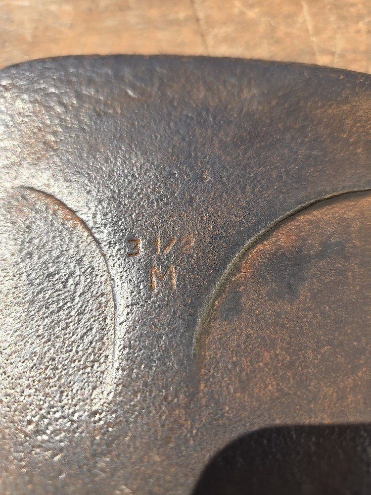 Vintage Double Bit Axe Head. Stamped 3 1/2 M