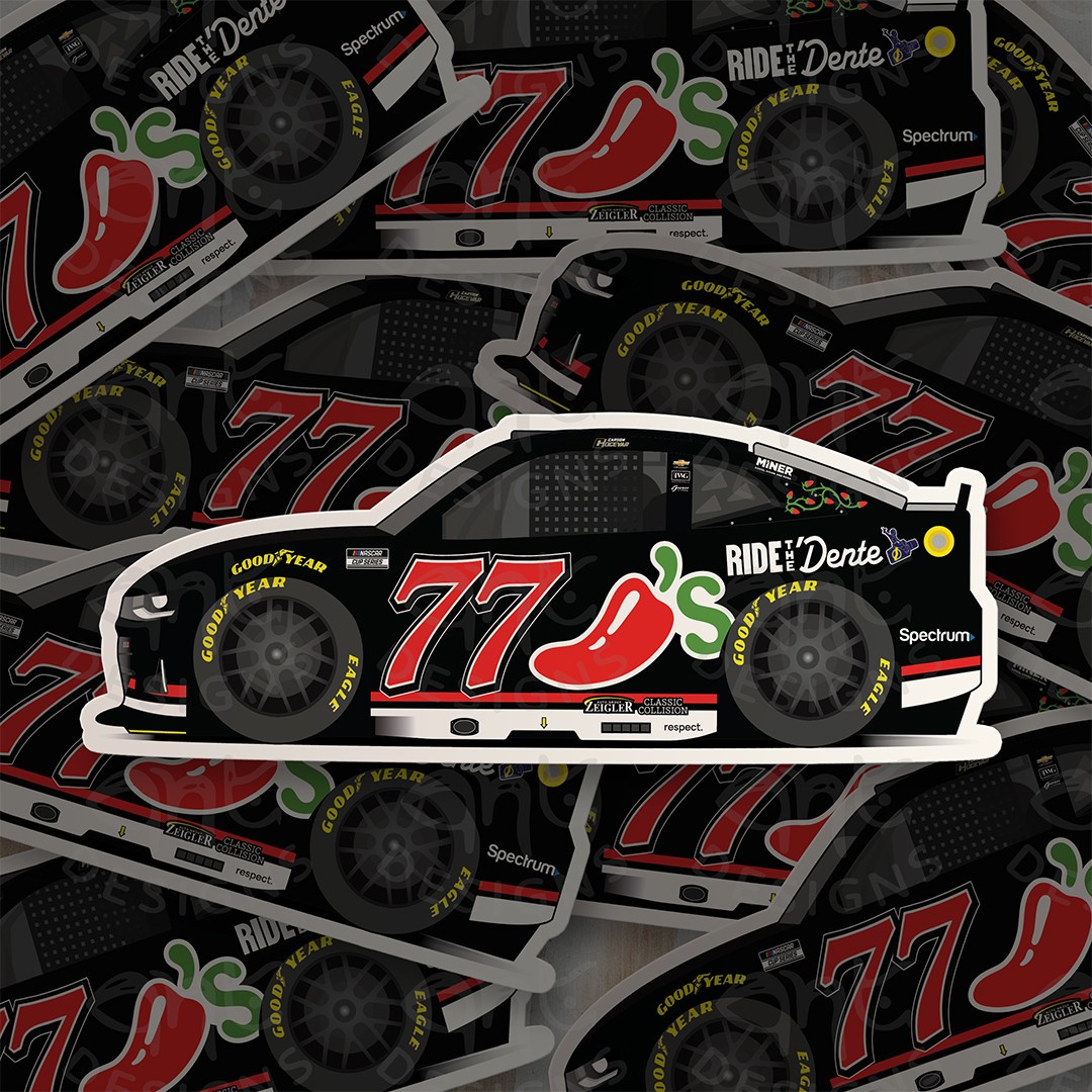 2026 NASCAR Carson Hocevar Chili's Sticker