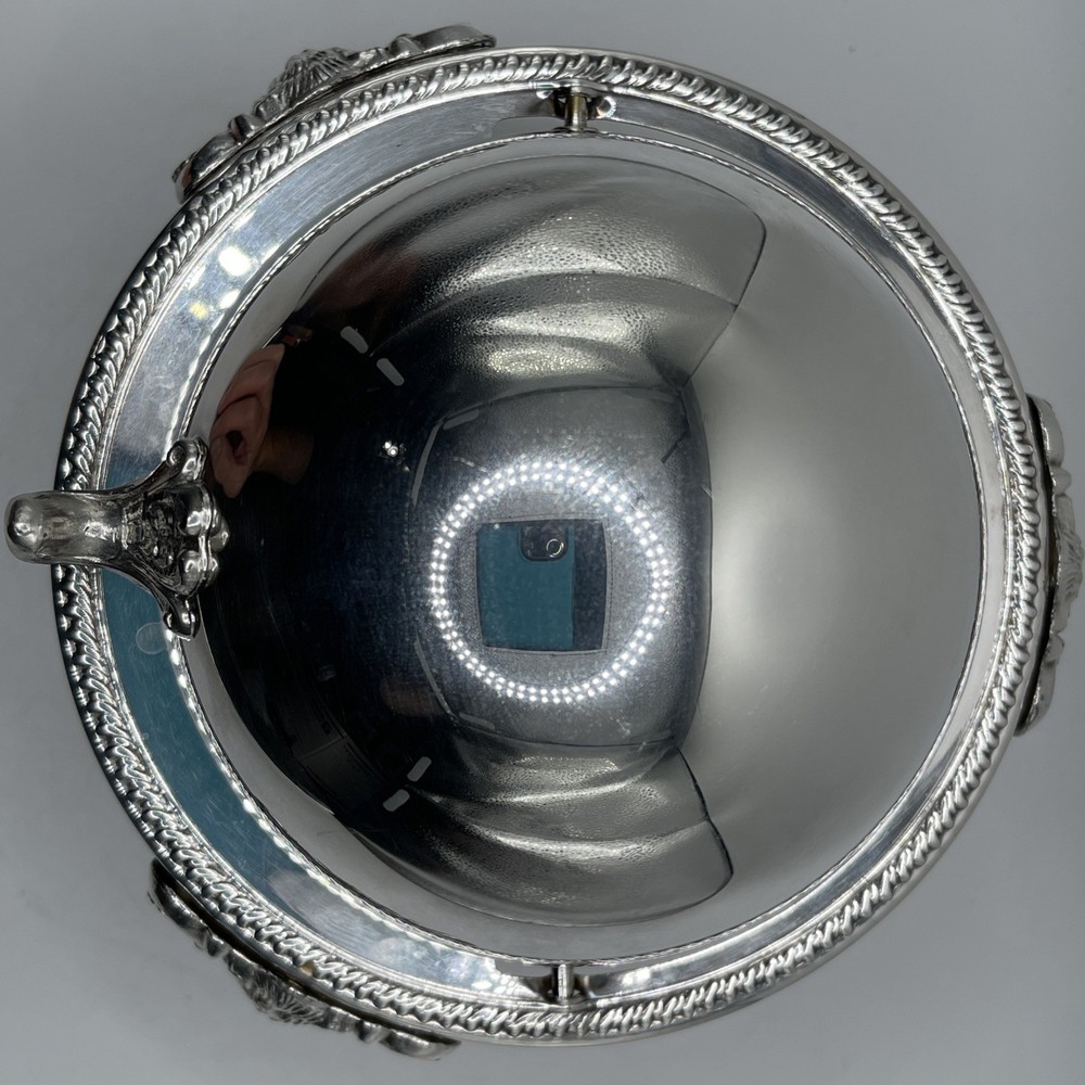 GUILDCRAFT SILVERSMITHS Rolltop Caviar Dish (Silverplate)