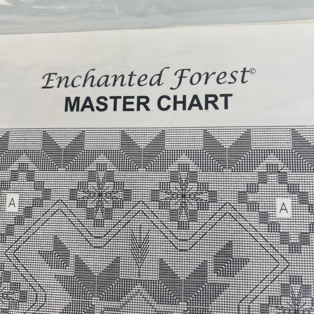 ENCHANTED FOREST Stitch Pattern By Rainbow Gallery A Rosalyn Watnemo Design 1998