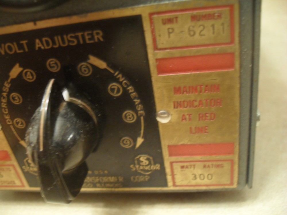 Standard Transformer Corp. Volt Adjuster - Stancor - Electric - Not Tested