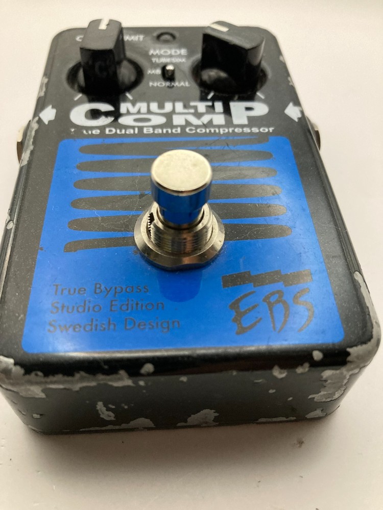 EBS MultiComp Studio Edition Compressor Pedal Tested Working
