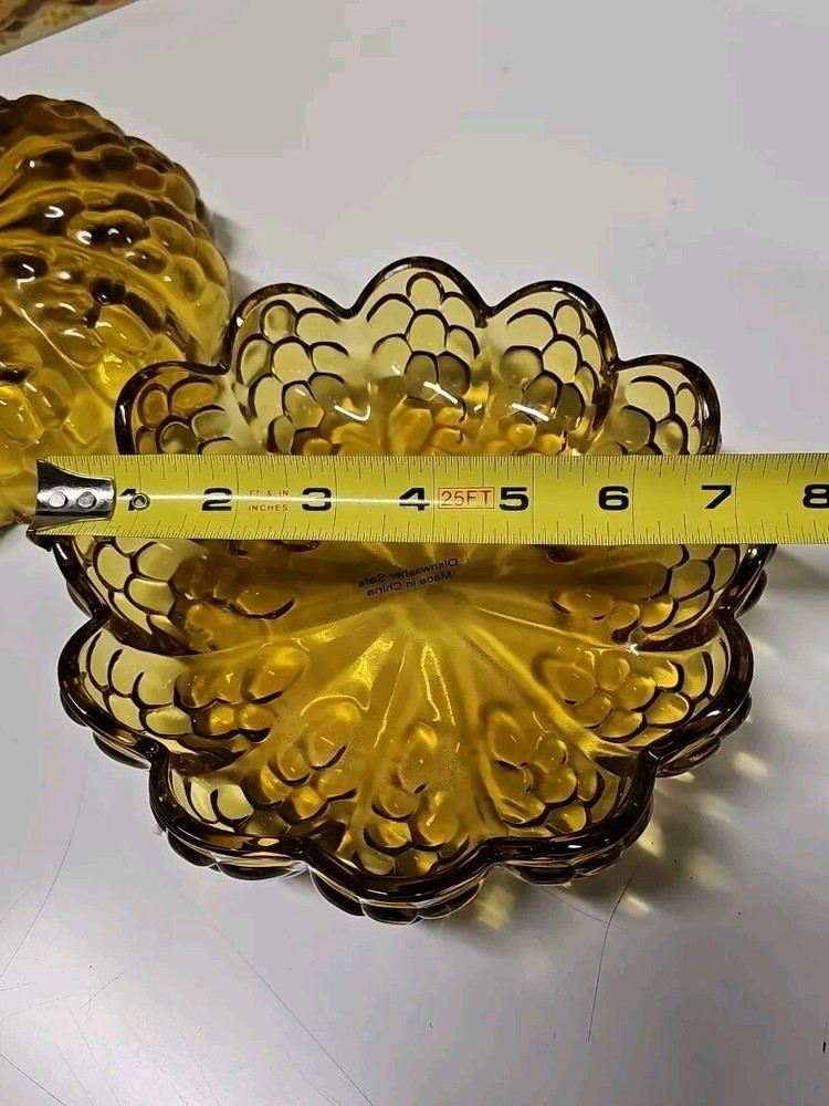 Cracker Barrel Glass Pumpkin Candy Dish