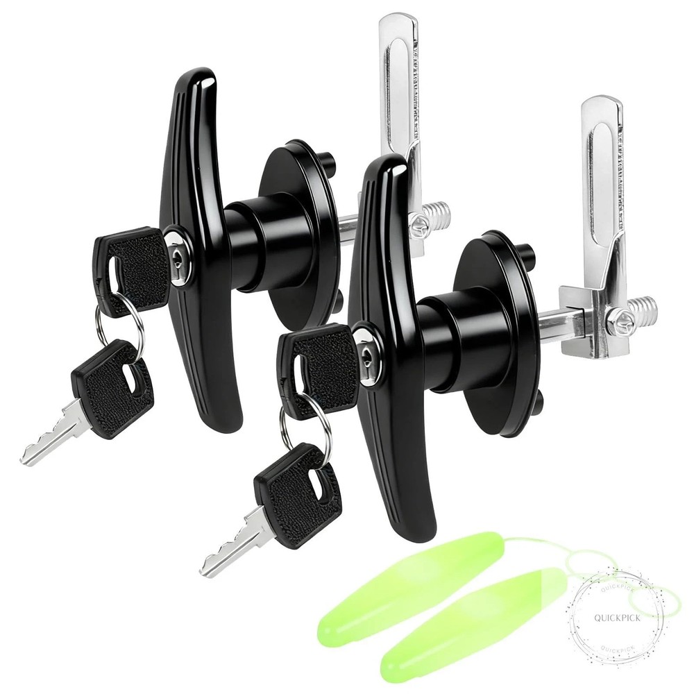 Leer Truck Cap Lock T Handle Latch Replacement - Night Glow T-Handle Lock Kit