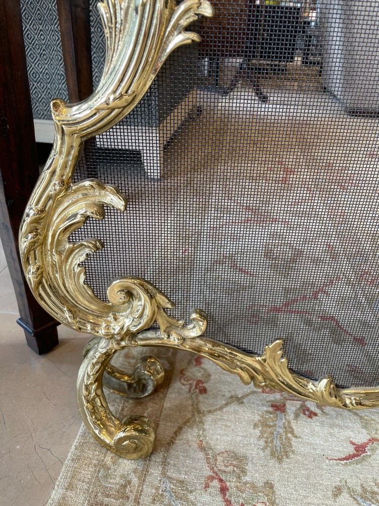 French Rococo Fireplace Screen