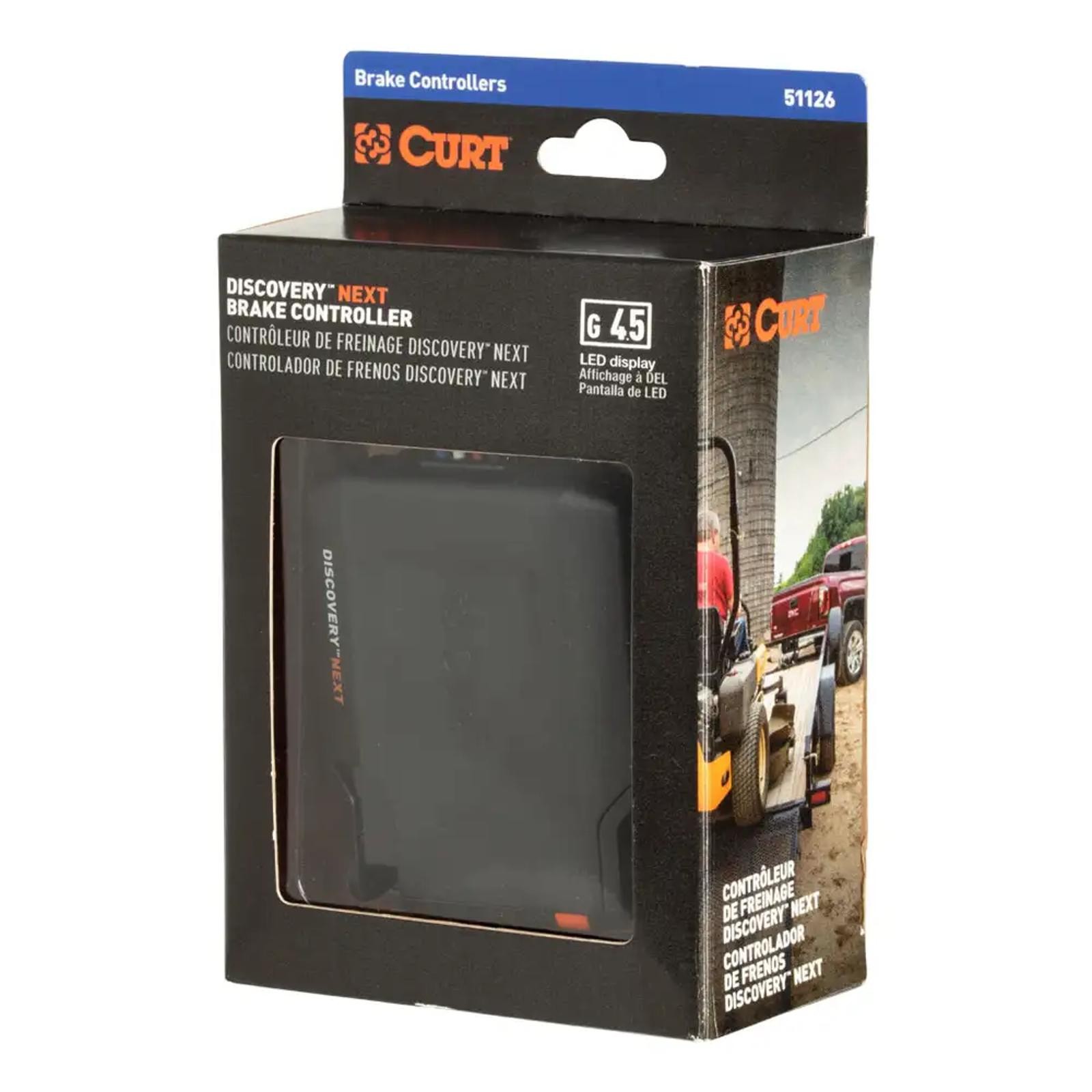 CURT Discovery Next Electric Time-Delay Trailer Brake Controller 51126