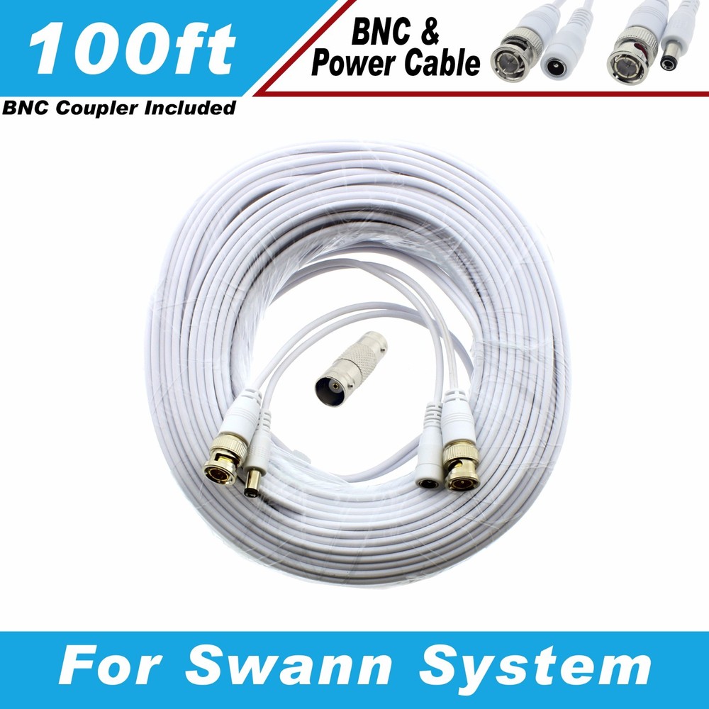 Swann Compatible High Quality 100ft Camera Cable f/ CODV8-B960B
