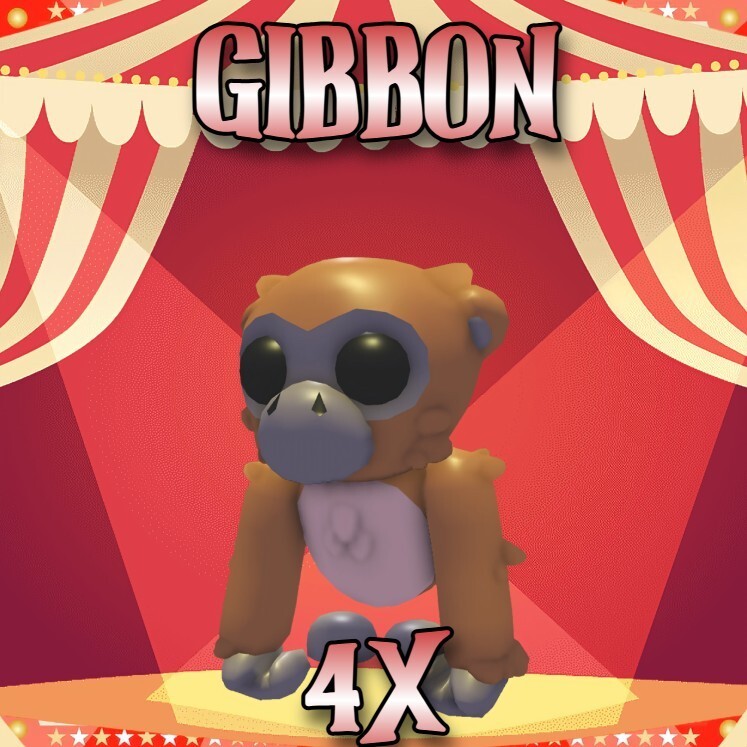 Gibbon ¡Adopt from me!-FAST DELIVERY