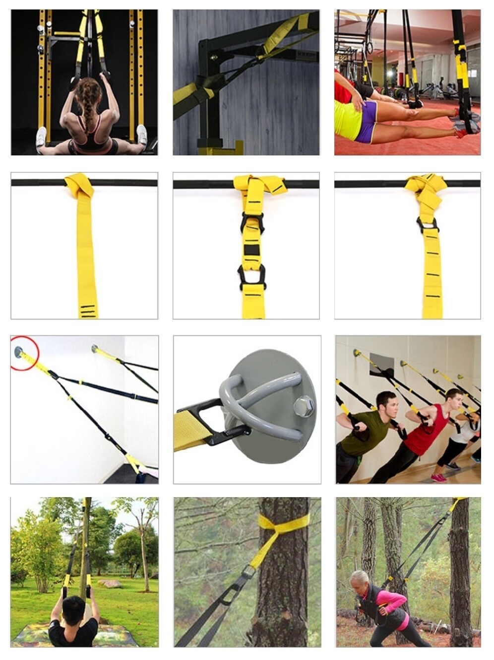 TRX PRO 4 Suspension Trainer Home Gym Workout Equipment Resistance Straps
