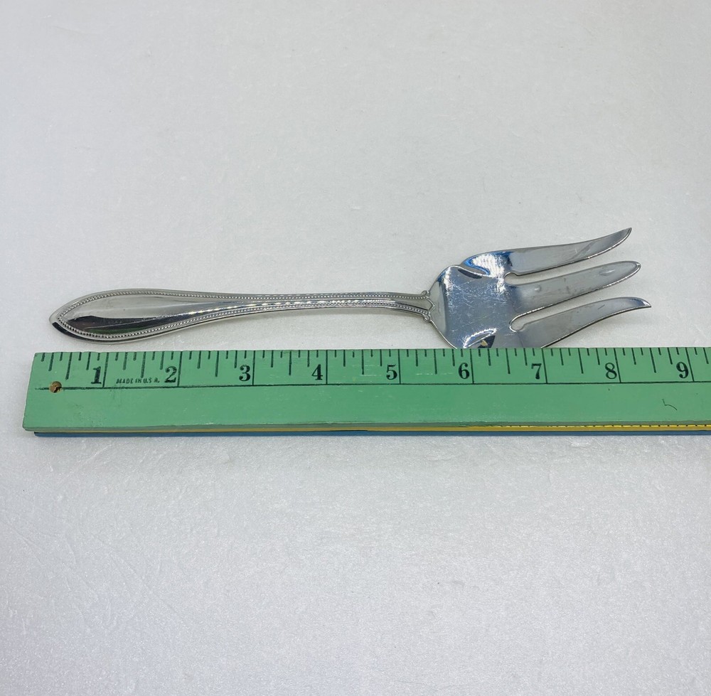 Vintage Oneida Serving Fork Stainless Steel 9” Large Canada Flatware 29