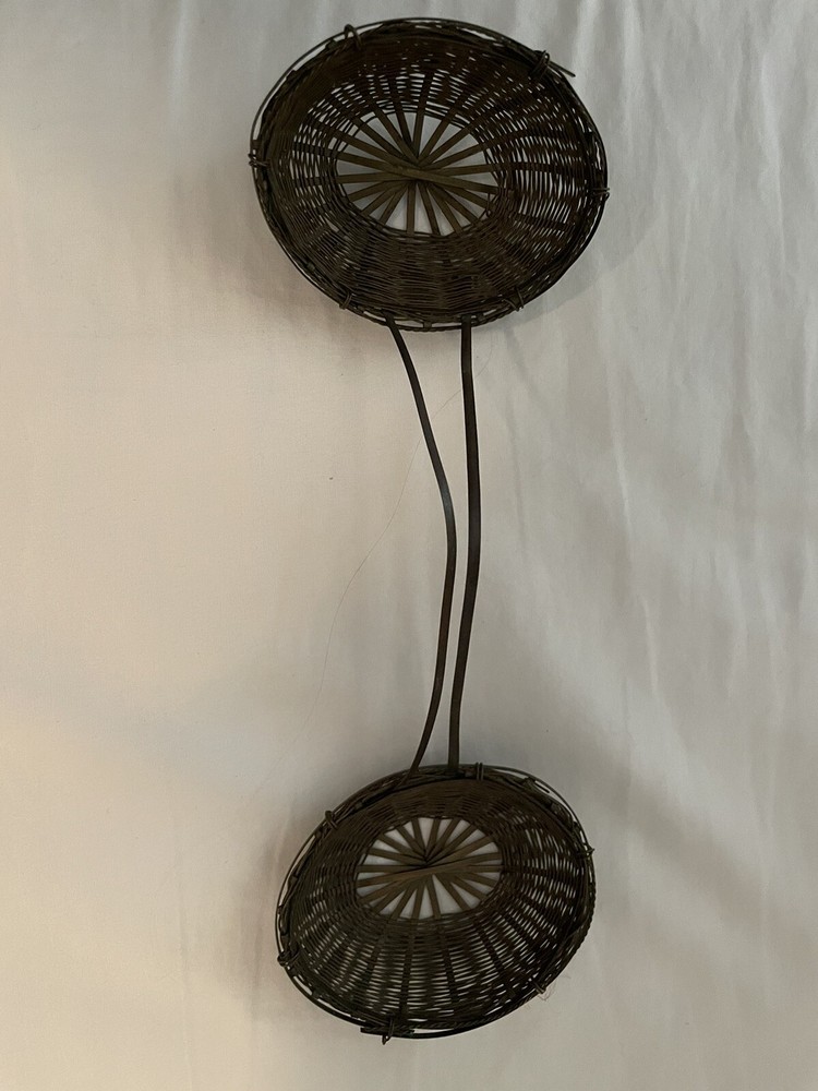 VintageAntique Double  Tea Strainer Brass Finish