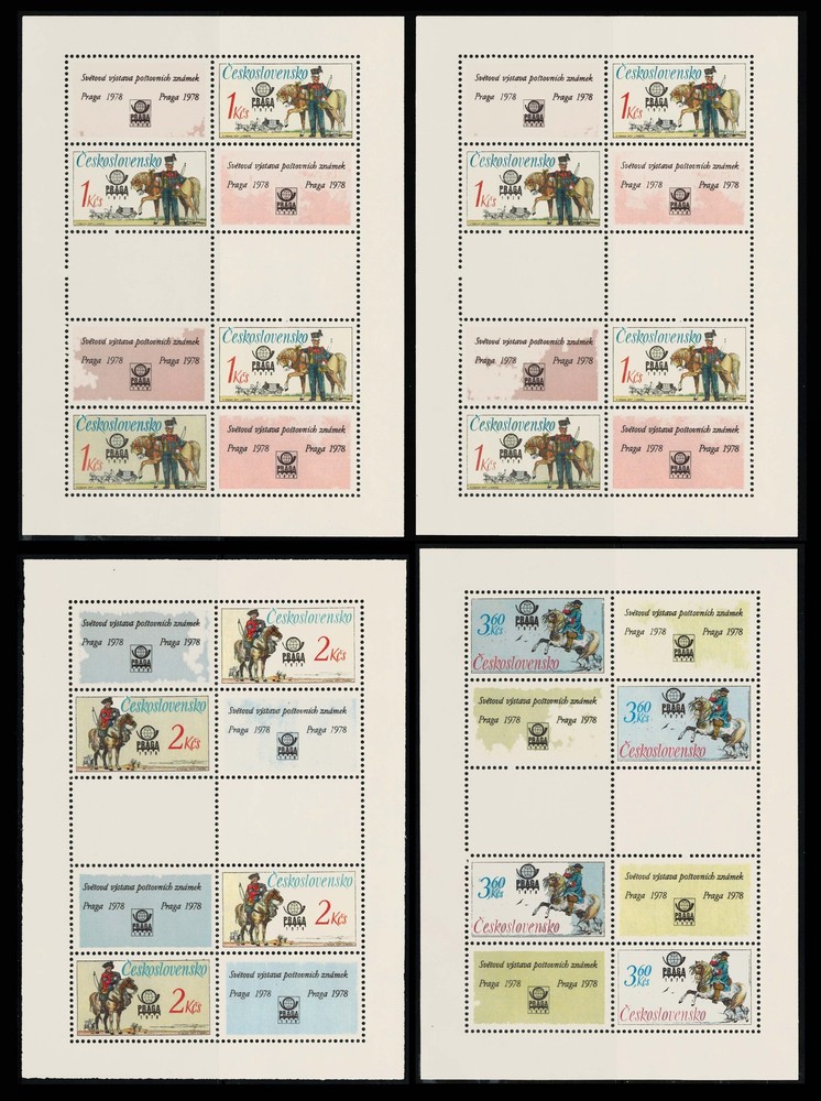 Czechoslovakia Scott 2116-2119 Mint never hinged.