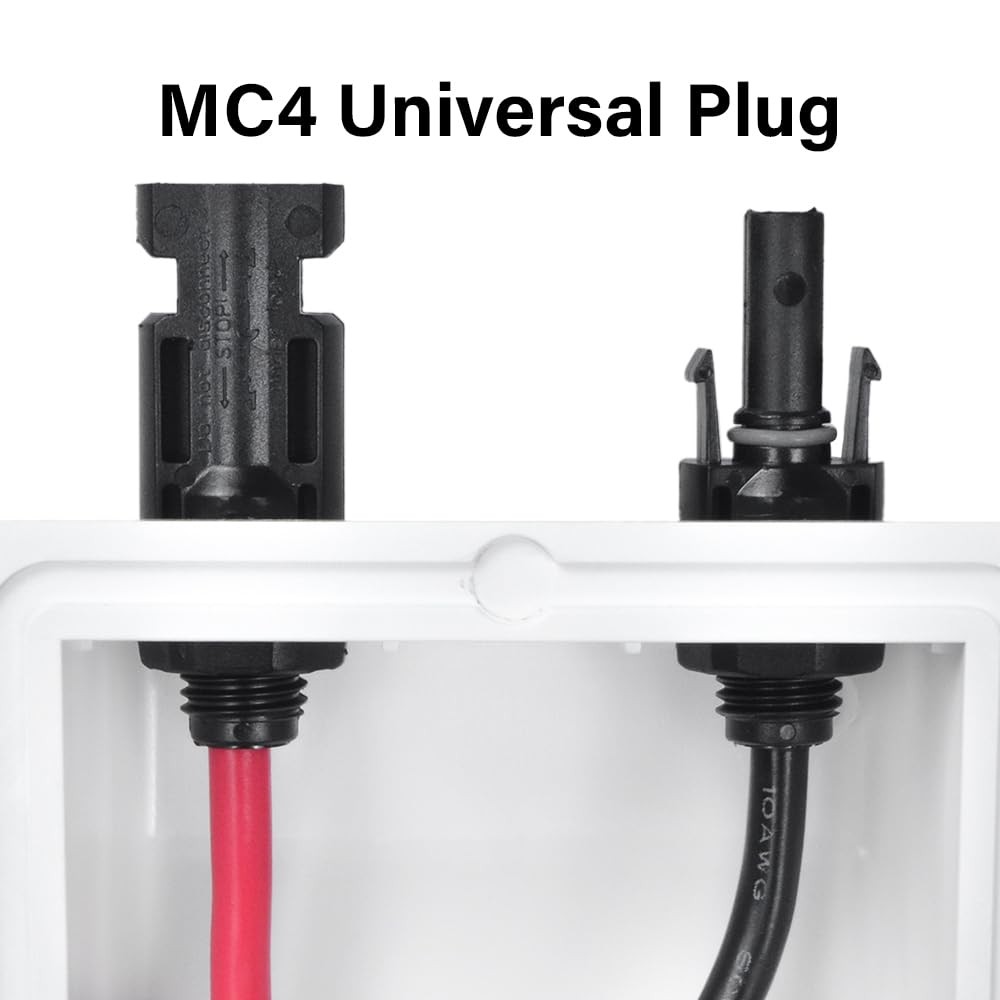 JianHan Solar Entry Gland 10ft Weatherproof with Cable