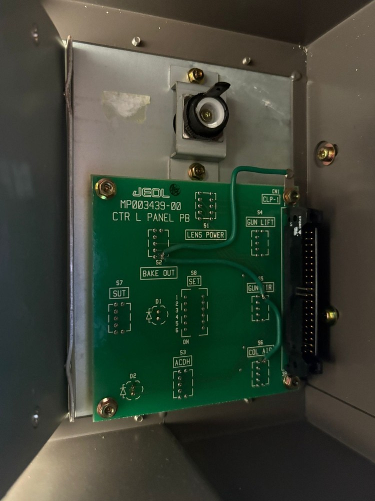 Jeol Control Panel Box Part EM-11510, MP003534-01 for JEM-1011 TEM Microscope