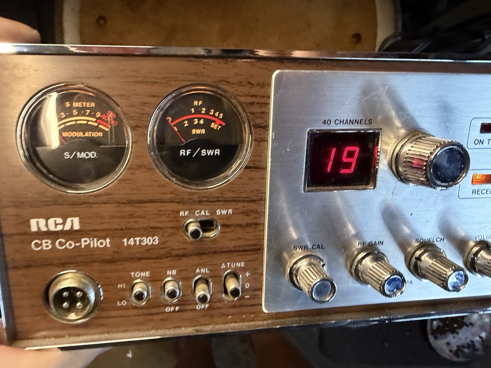 Vintage RCA Co-Pilot 14T303 40 Channel Base Station CB