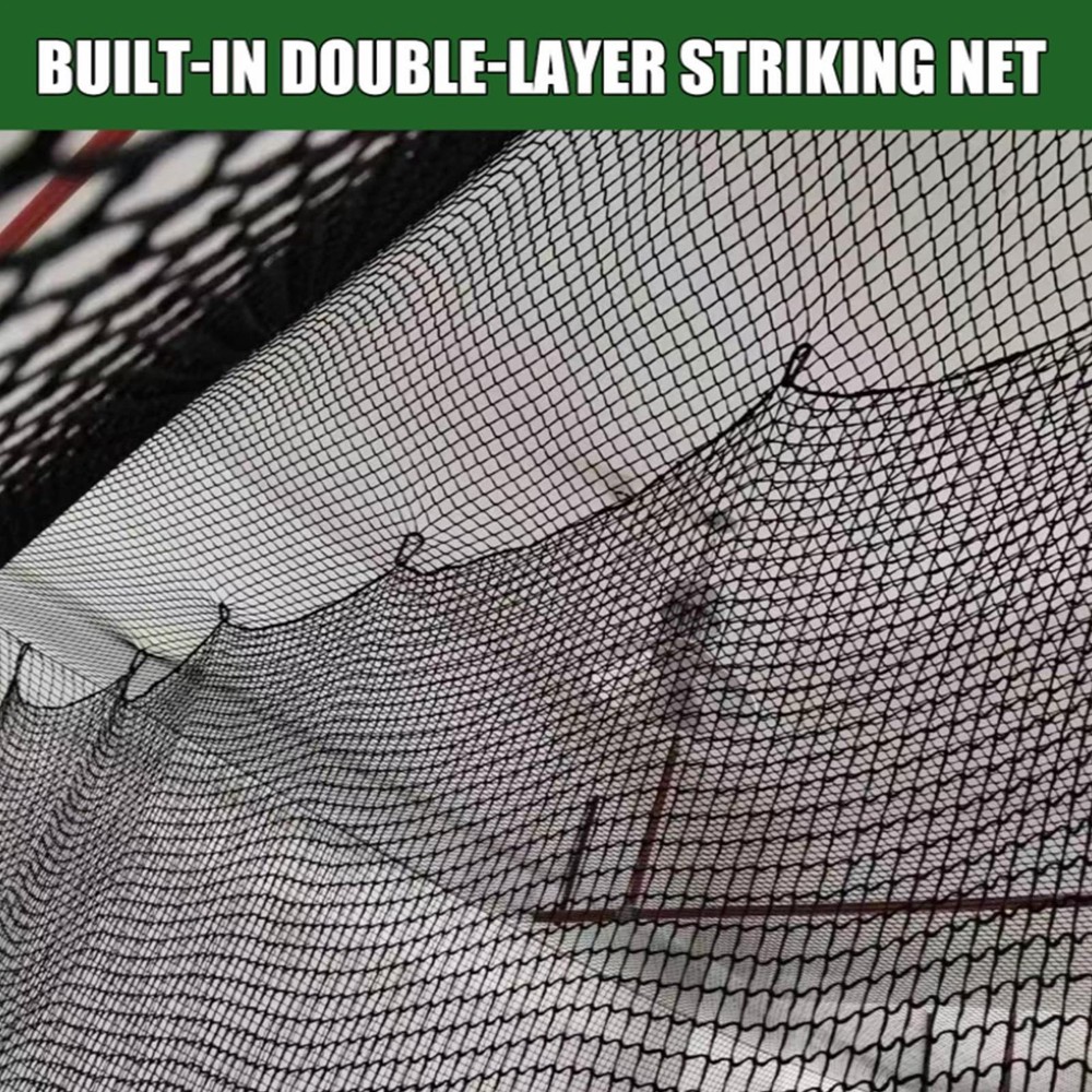 Practice Portable Pitching Cage Net with Carry Bag for Backyard