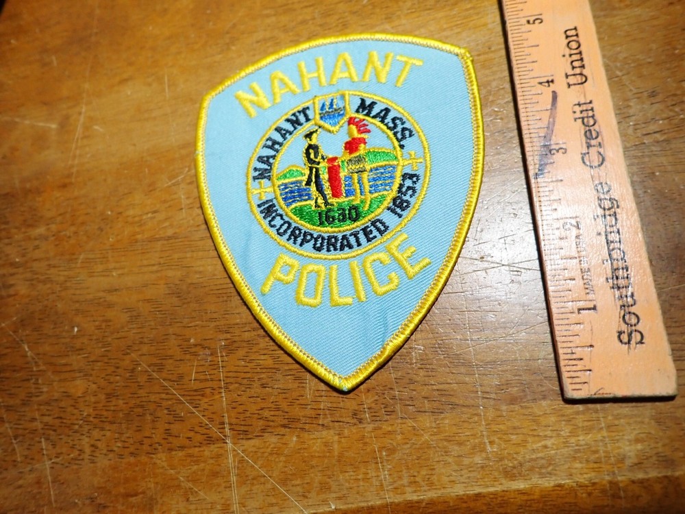 NAHANT CAPE COD  MASSACHUSETTS OBSOLETE VEST PATCH BX 2#8