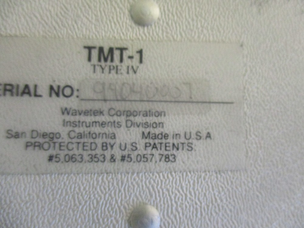 Wavetek Model: TMT-1 Type IV LAN Telecom Cable Tester with Manual