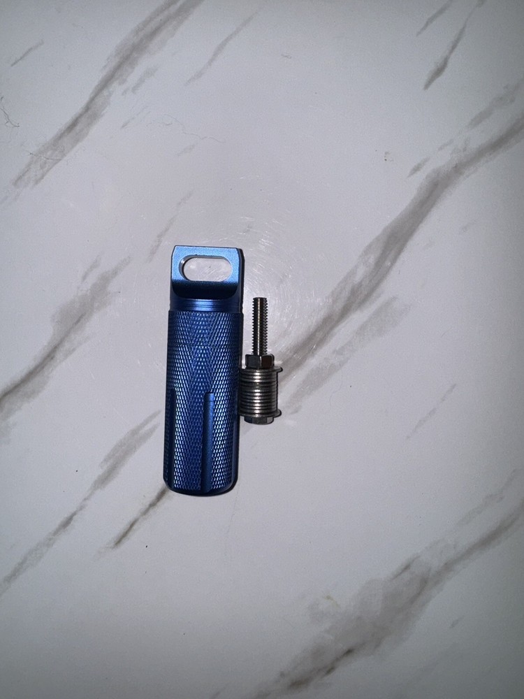 Crypto Cold Storage Capsule And Seedphrase Backup Storage