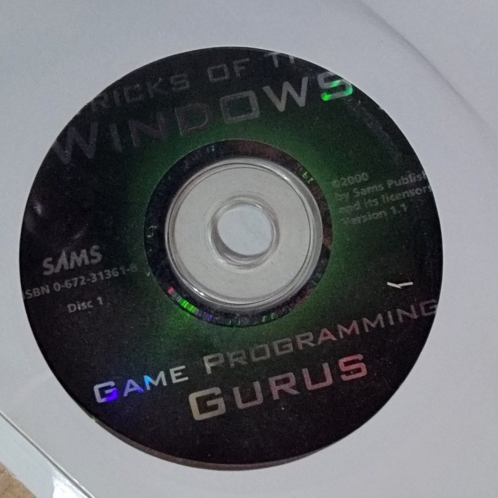 COMPLETE Tricks of the Windows Game Programming Gurus, 1st Ed W/ BOTH CDs