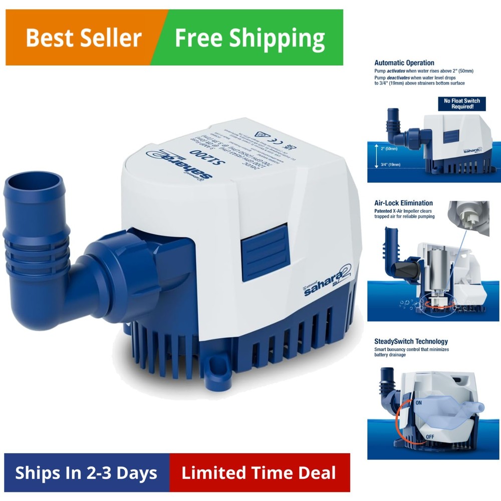 Sahara MK2 Automatic Bilge Pump